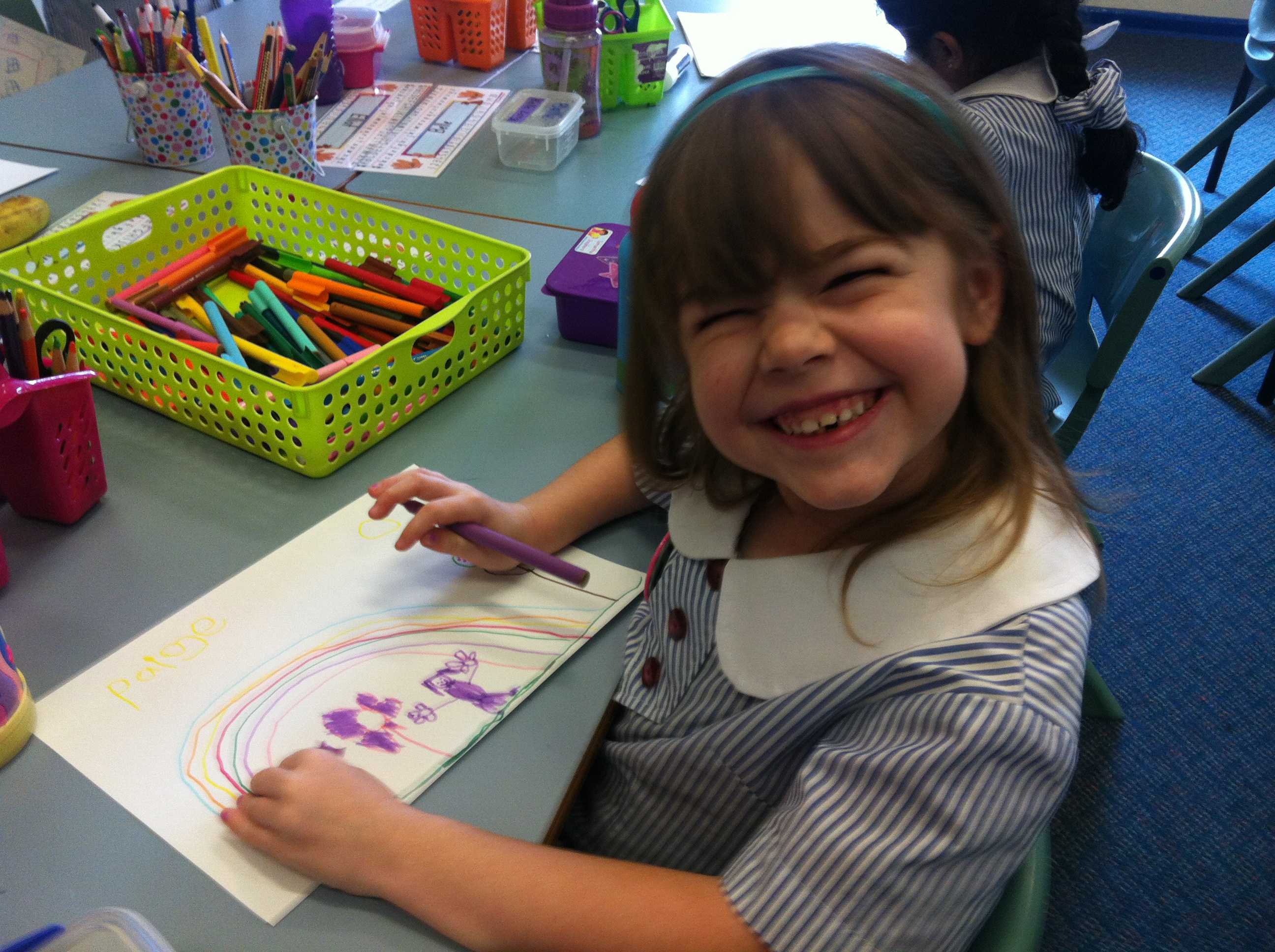 Kindy first days.